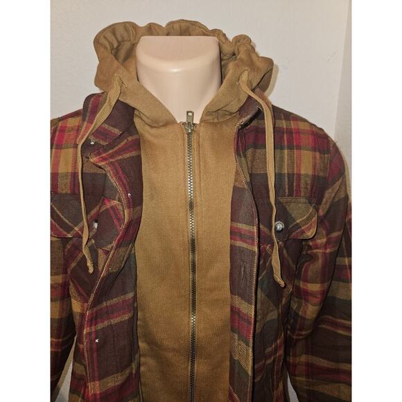 New! Legendary Whitetails Men's Maplewood Hooded Shirt Jacket  size small - Picture 2 of 14